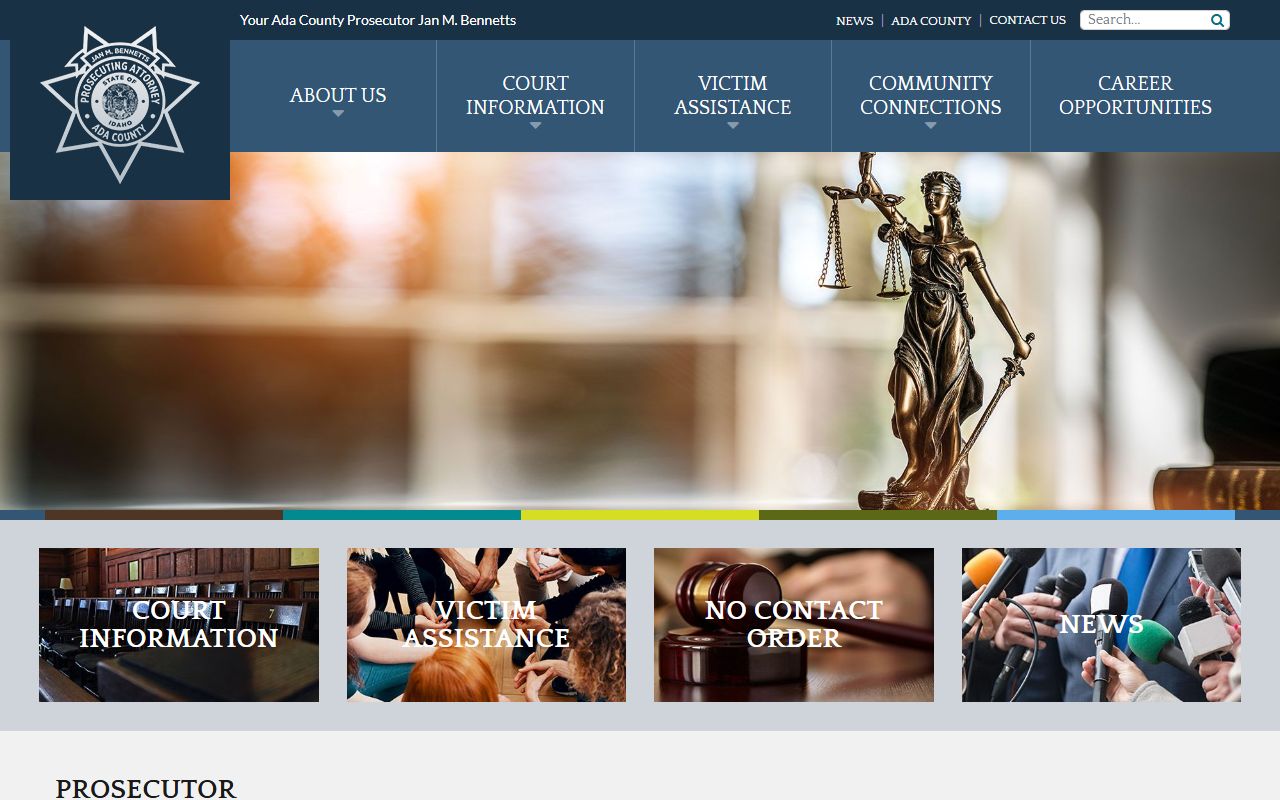 Ada County marriage and divorce records and county prosecutor office source