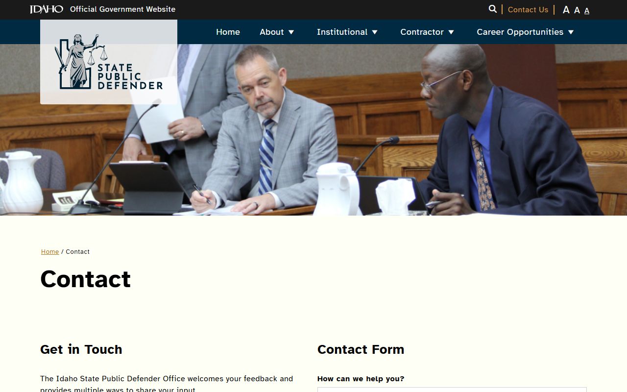 Ada County marriage and divorce records and public defender contact distinction